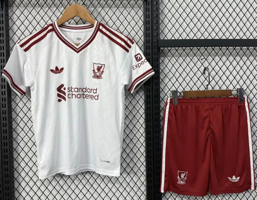 2026/2027 Liverpool Trasferta Maglia da calcio Qualità thai 1:1 Taglia bambino