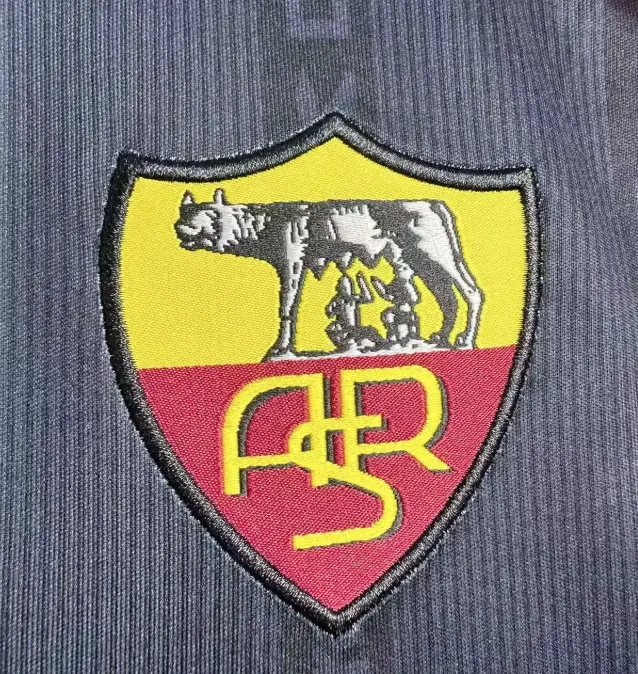1999/2000 Длинный рукав Ретро Roma Третья Гостевая Футбольная футболка Тайское качество 1:1 — изображение 6