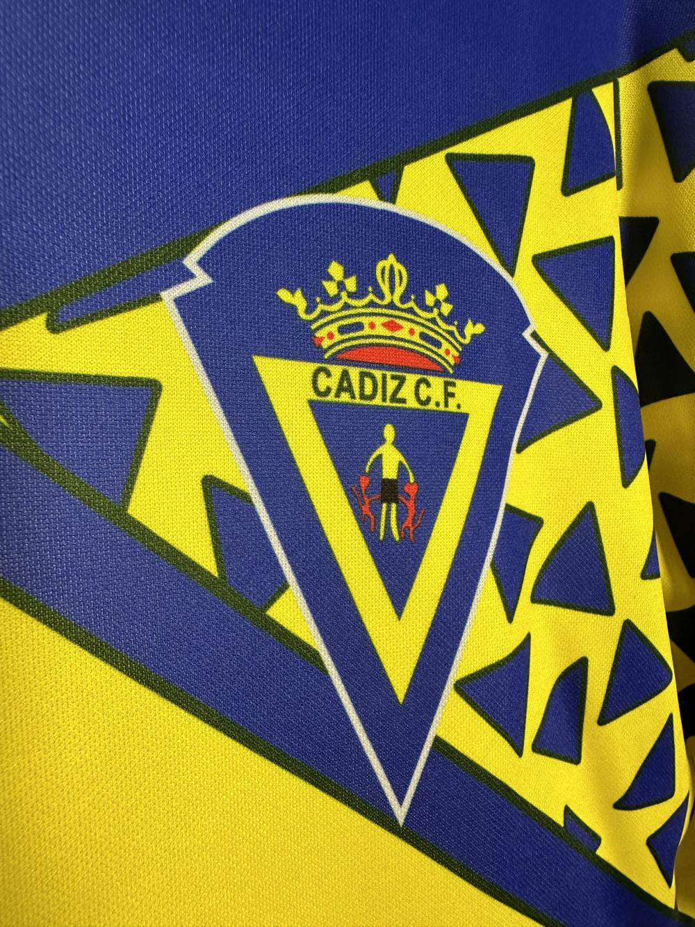 1991-1992 Retrô Cádiz Casa Camisa de futebol Qualidade tailandesa 1:1 - Image 5