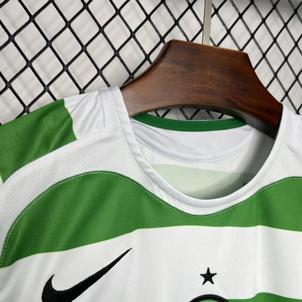 2005/2006 Retrô Celtic Casa Camisa de futebol Qualidade tailandesa 1:1 - Image 5