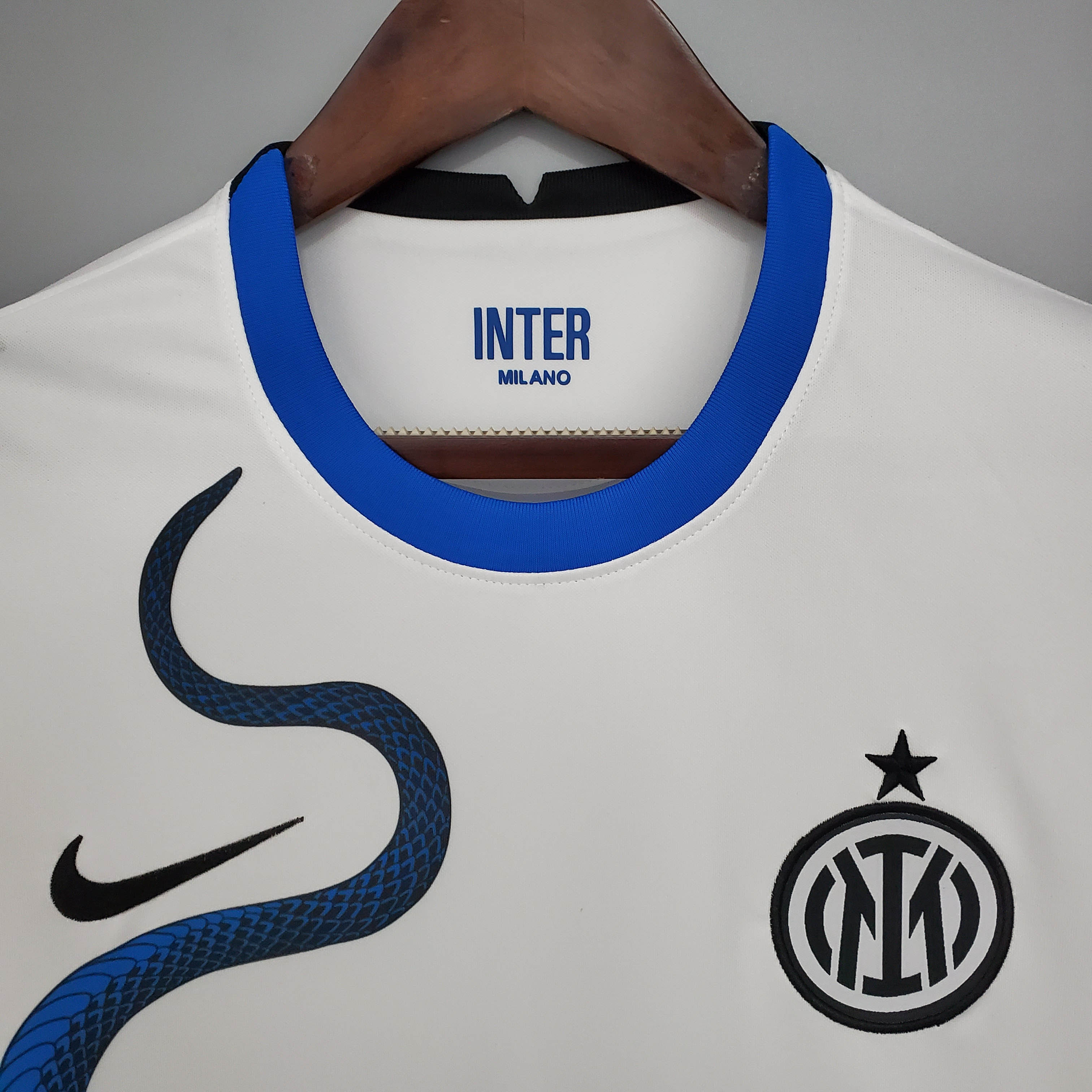 Internazionale Milan Maillot de football Blanc 2021/2022 1:1 Qualité thaï Extérieur – Image 3