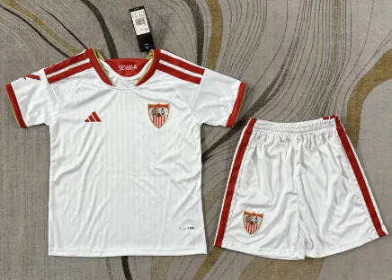 2026/2027 Sevilla Domicile Maillot de football Qualité thaï 1:1 Taille enfant