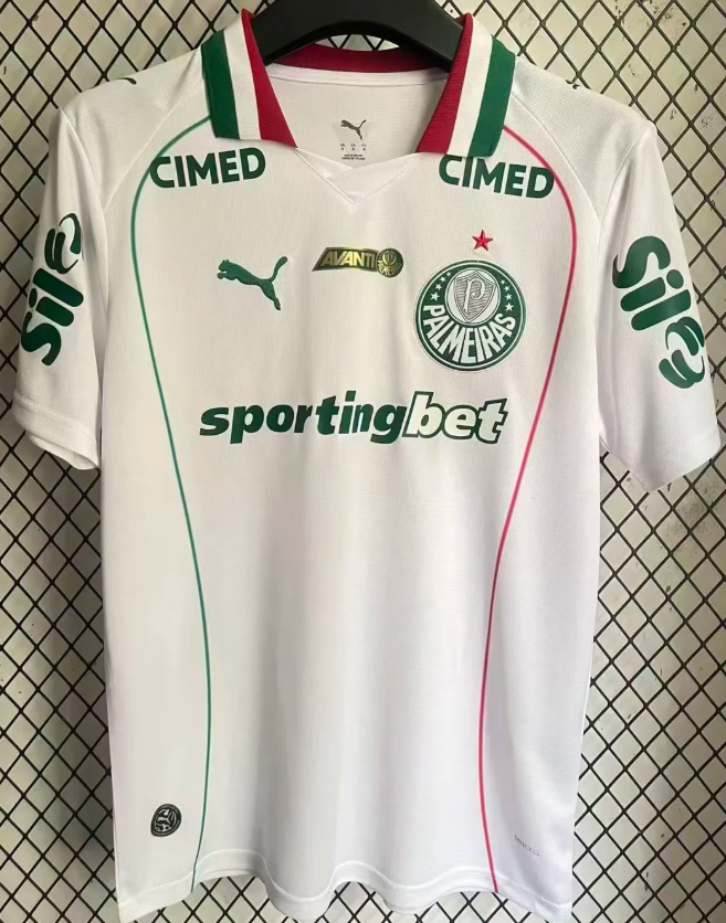 2026/2027 Palmeiras Fora (Advertising Versão)Camisa de futebol Qualidade tailandesa 1:1
