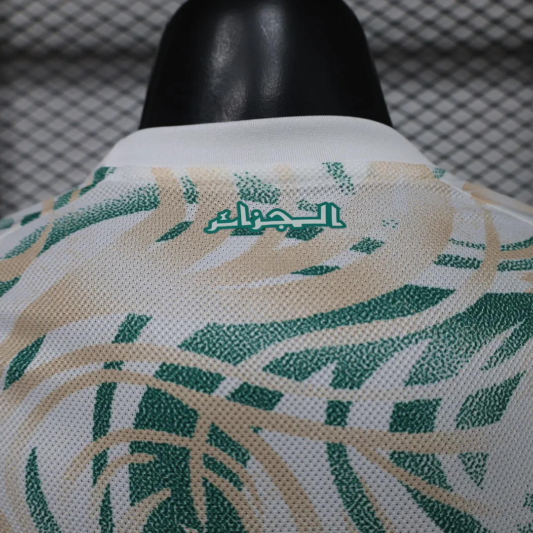 2026 Version joueur Algérie Équipe nationale Avant-match Domicile Maillot de football Qualité thaï 1:1 – Image 9
