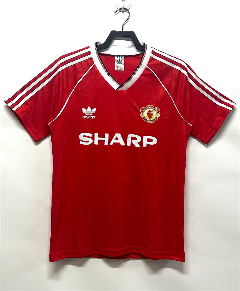 1988/1990 Retro Manchester United Heim Fußballtrikot 1:1 Thai-Qualität