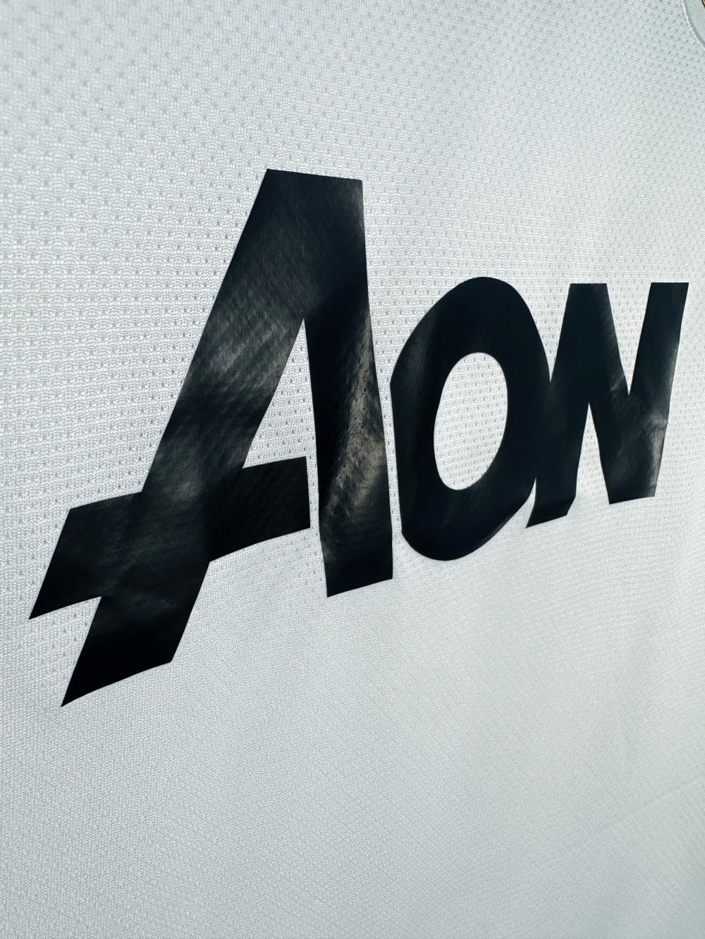 2010/2011 Retro Uzun kol Manchester United Deplasman Futbol forması 1:1 Tayland kalitesi(Şampiyonlar Ligi Versiyon) - Görsel 7