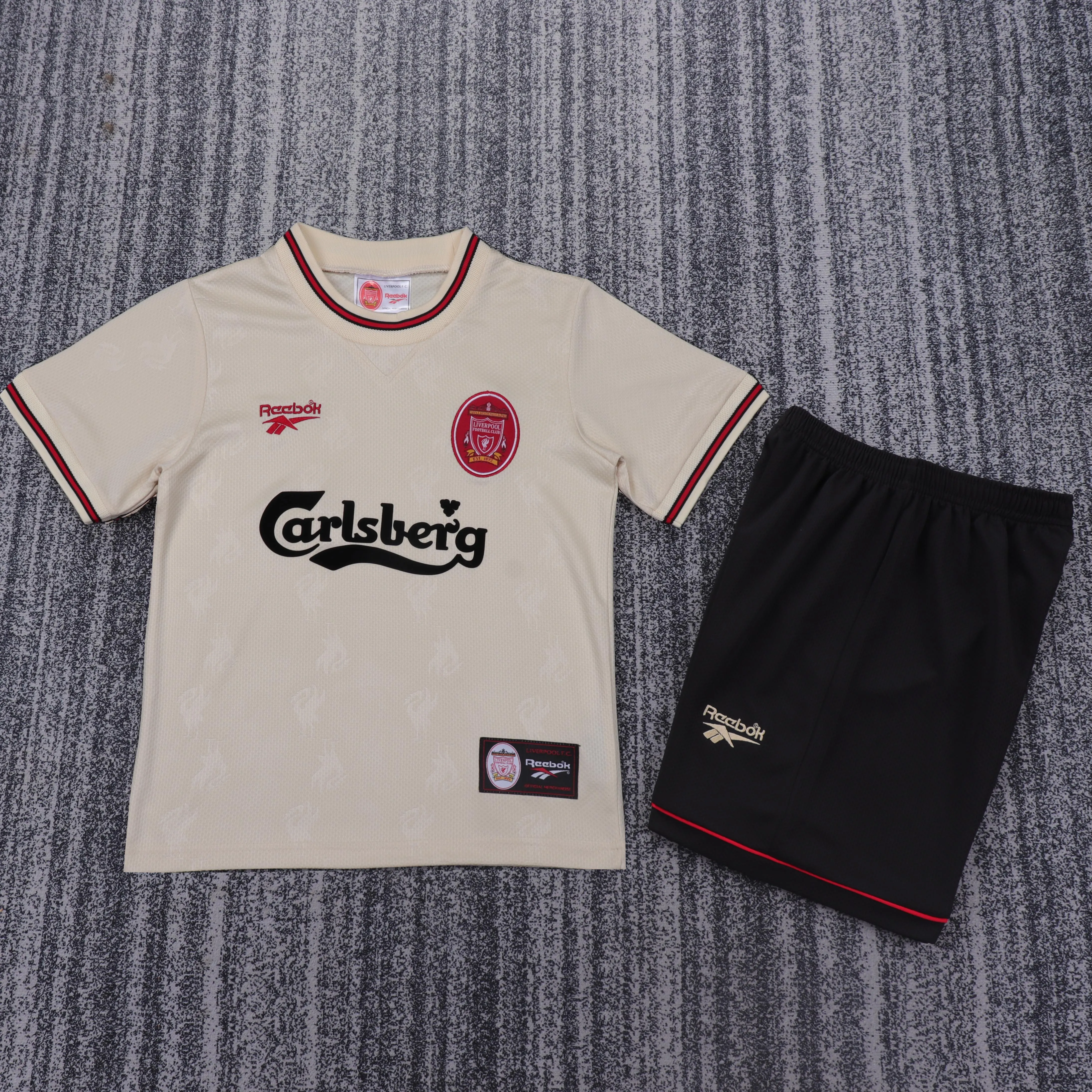 1996-1997 Retro Liverpool Away Football Jersey 1:1 Thai Quality Kids Size