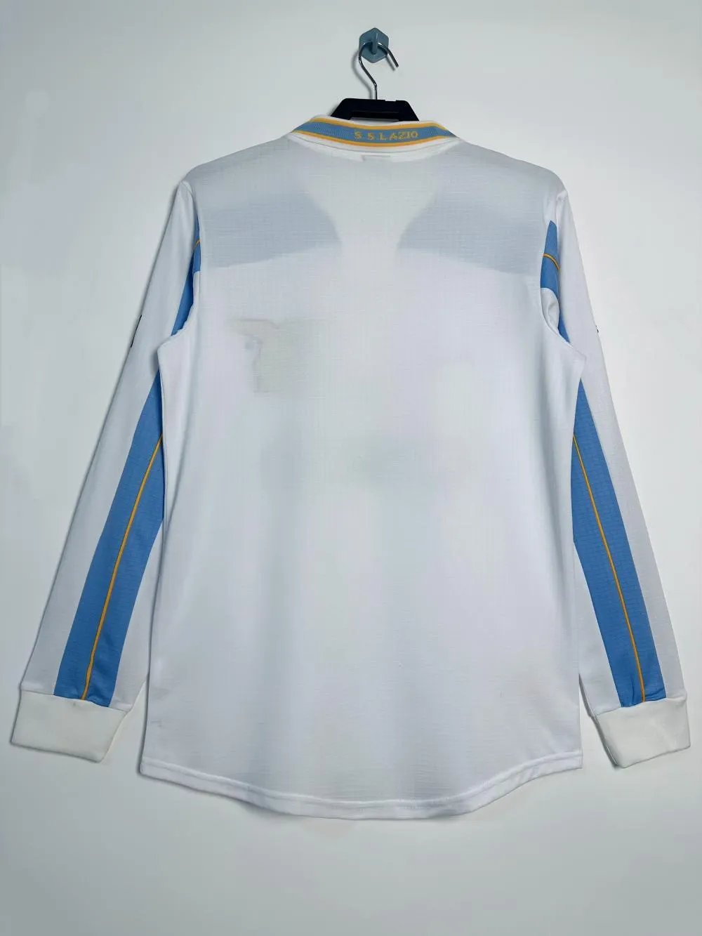 1999/2000 Retro Długi rękaw Lazio Trzecia Wyjazdowa Koszulka piłkarska Jakość tajska 1:1 - obrazek 2