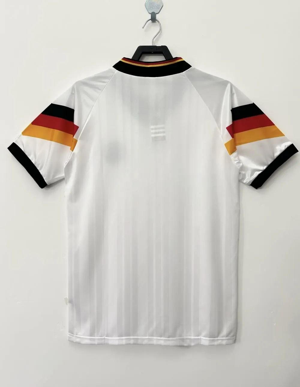 1992 Retro Fußballtrikot Deutschland Heim – Bild 2