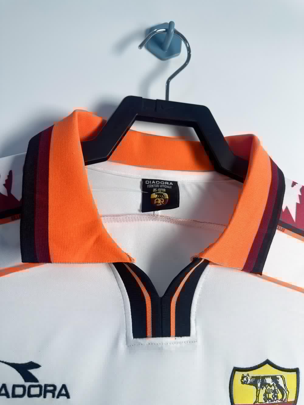 1998-1999 Retro Roma Auswärts Fußballtrikot 1:1 Thai-Qualität – Bild 3