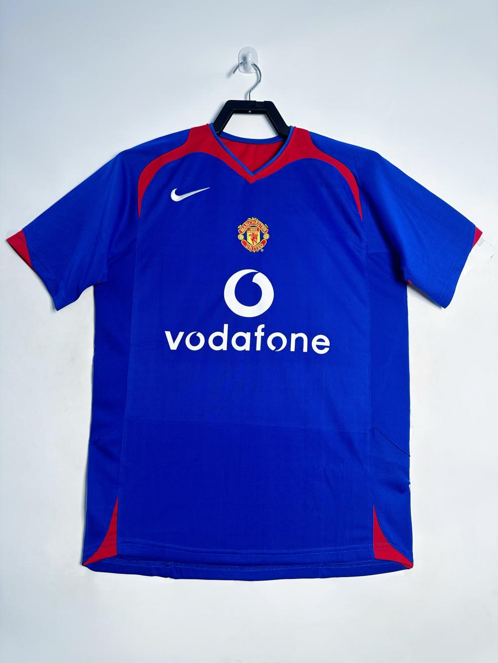 2005-2006 Retrô Manchester United Fora Camisa de futebol Qualidade tailandesa 1:1