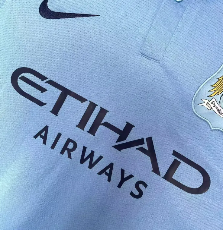 2015/2016 Retro Manchester City Casa Maglia da calcio Qualità thai 1:1 - immagine 3
