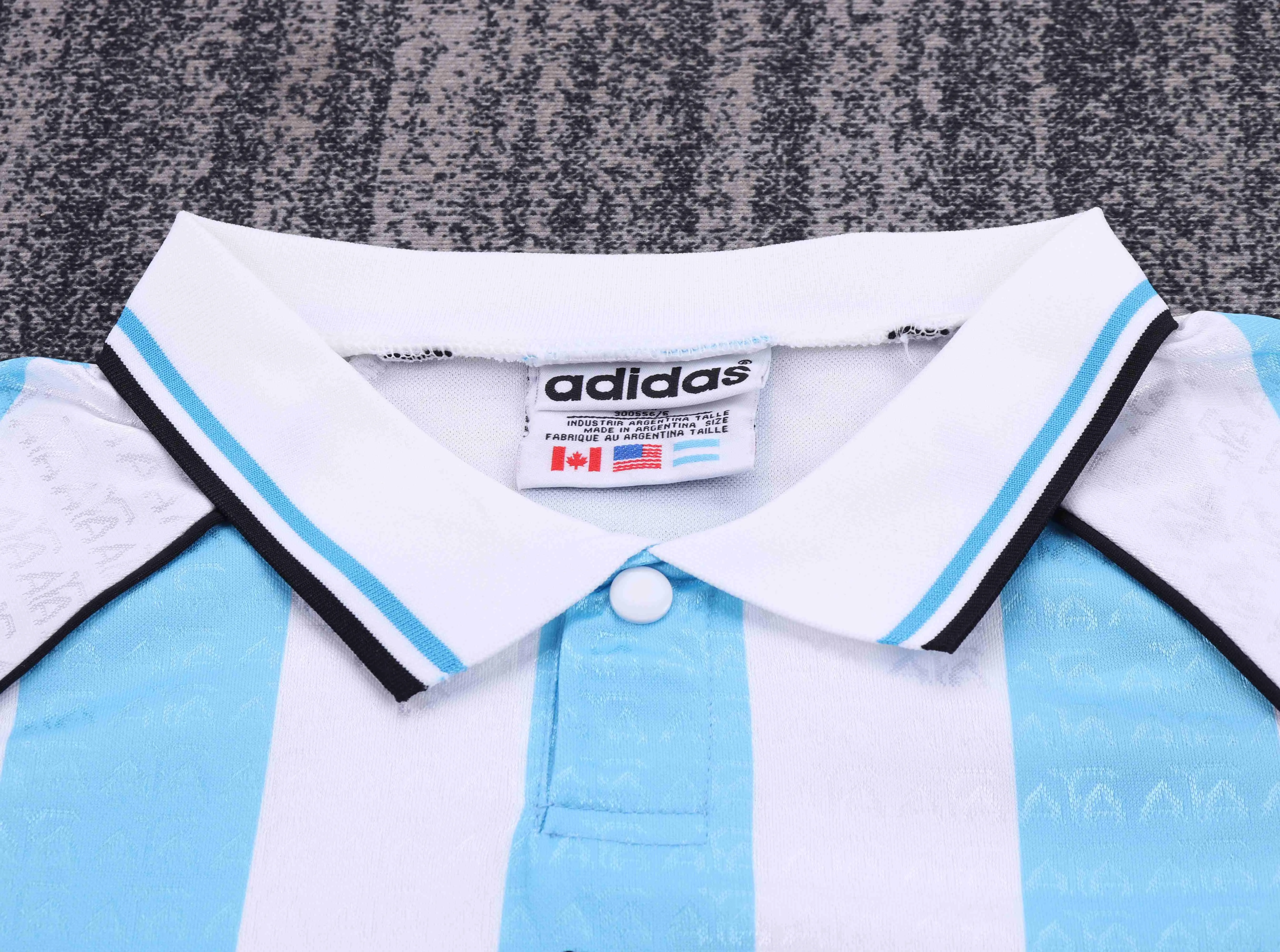 1996-1997 Retro Argentinien Nationalmannschaft Heim Trikot 1:1 Thai-Qualität Kindergröße – Bild 3