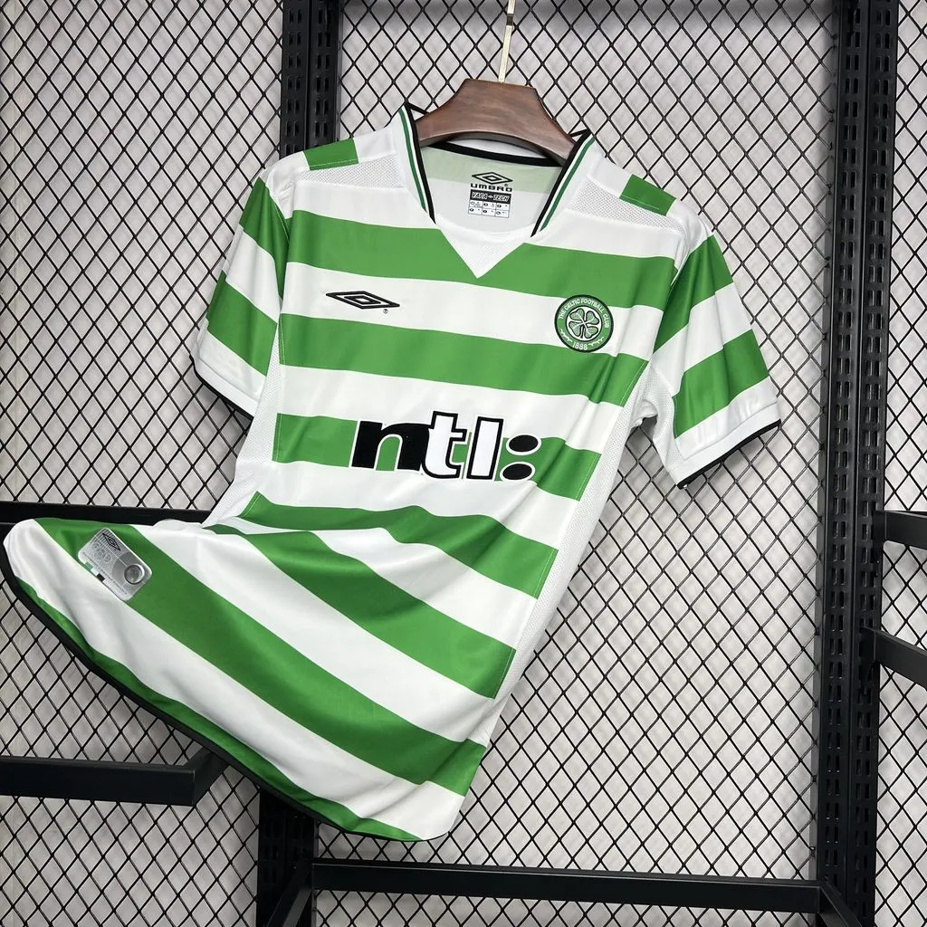 1999/2000 Ретро Celtic Домашняя Футбольная футболка Тайское качество 1:1 — изображение 4