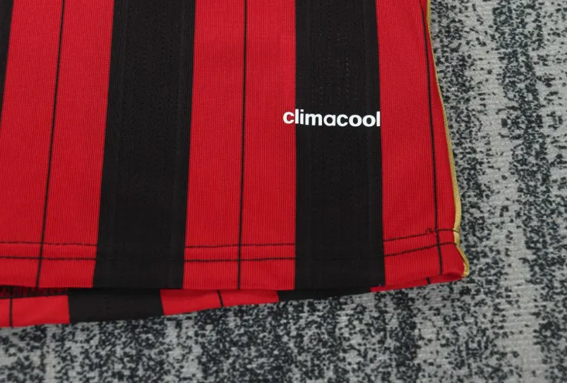 2013-2014 Retro Long Sleeve AC Milan Home Football Shirt 1:1 Thai Quality Kids Size - Image 7
