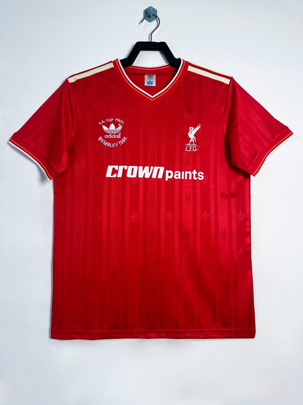 1986/1987 Rétro Liverpool Domicile Maillot de football Qualité thaï 1:1