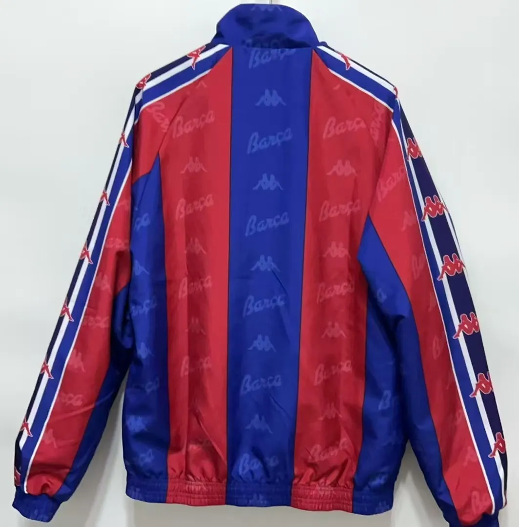 1996/1997 Retro Barcelona Reversible Chaqueta cortavientos Camiseta de fútbol Calidad tailandesa 1:1 - Imagen 3