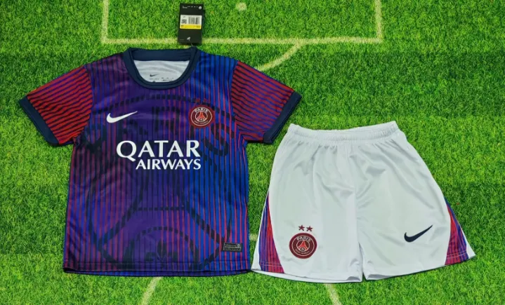 2026/2027 Psg Paris Тренировочный костюм Футбольная футболка Тайское качество 1:1 Дети