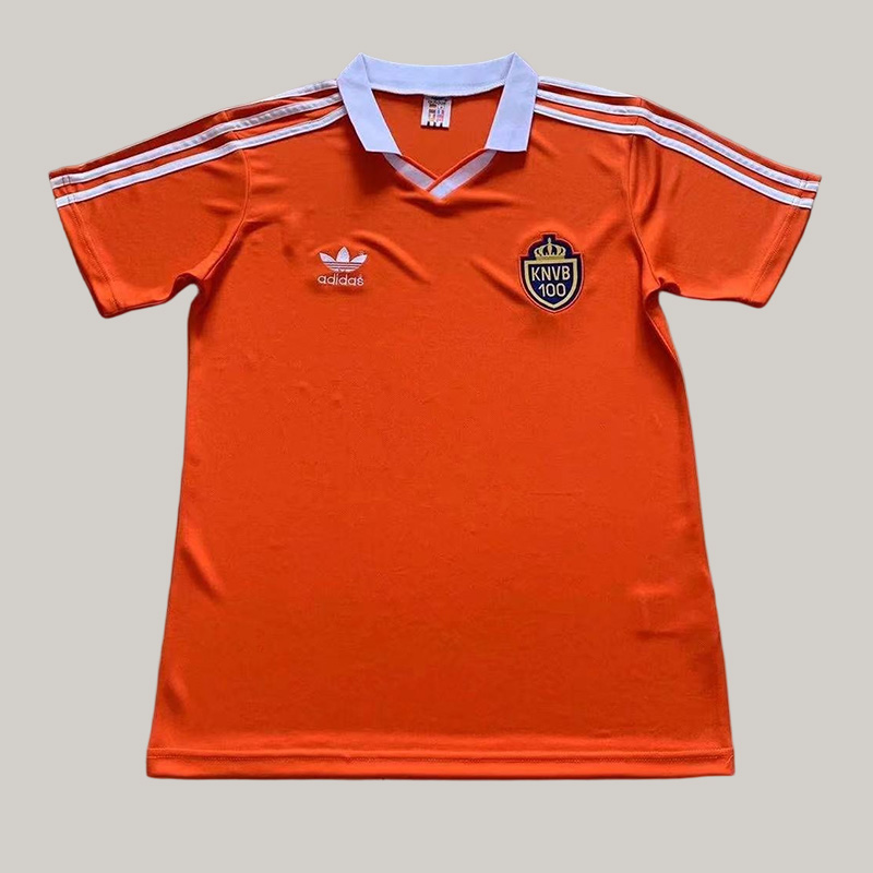 1988 Retro Países Bajos 100th Edición aniversario Local Camiseta de fútbol Calidad tailandesa 1:1