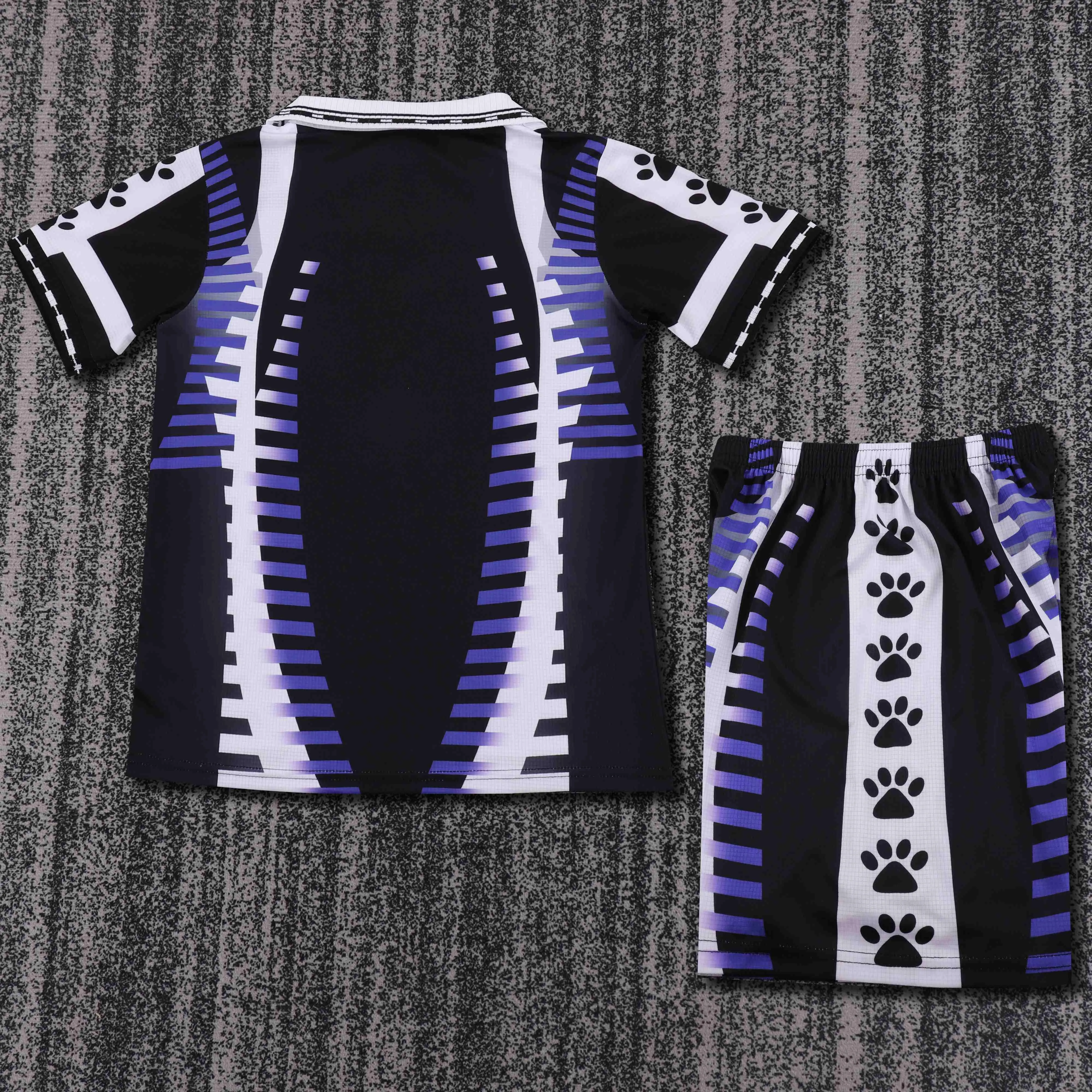 1997-1998 Retro Real Madrid Away Football Shirt 1:1 Thai Quality Kids Size - Image 2