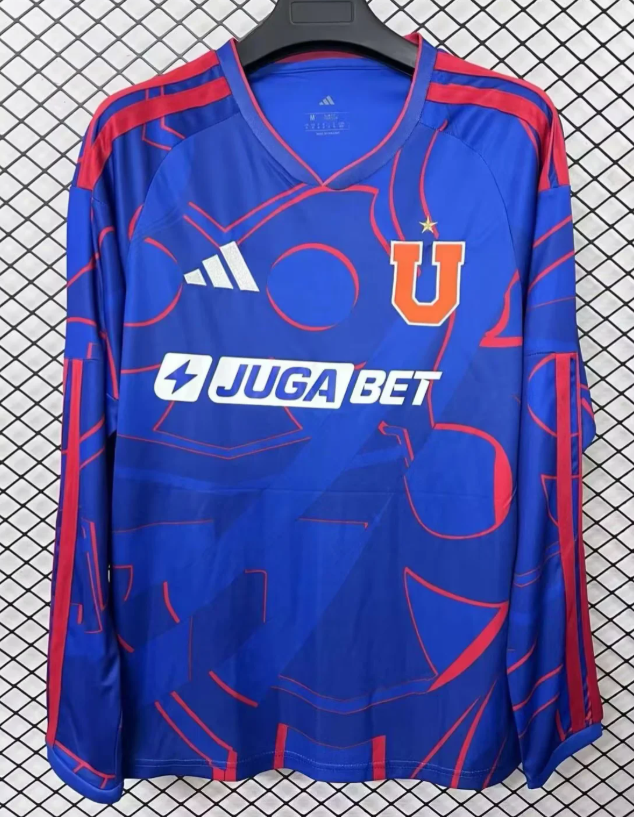 2026 Langarm Universidad De Chile Heim Fußballtrikot 1:1 Thai-Qualität