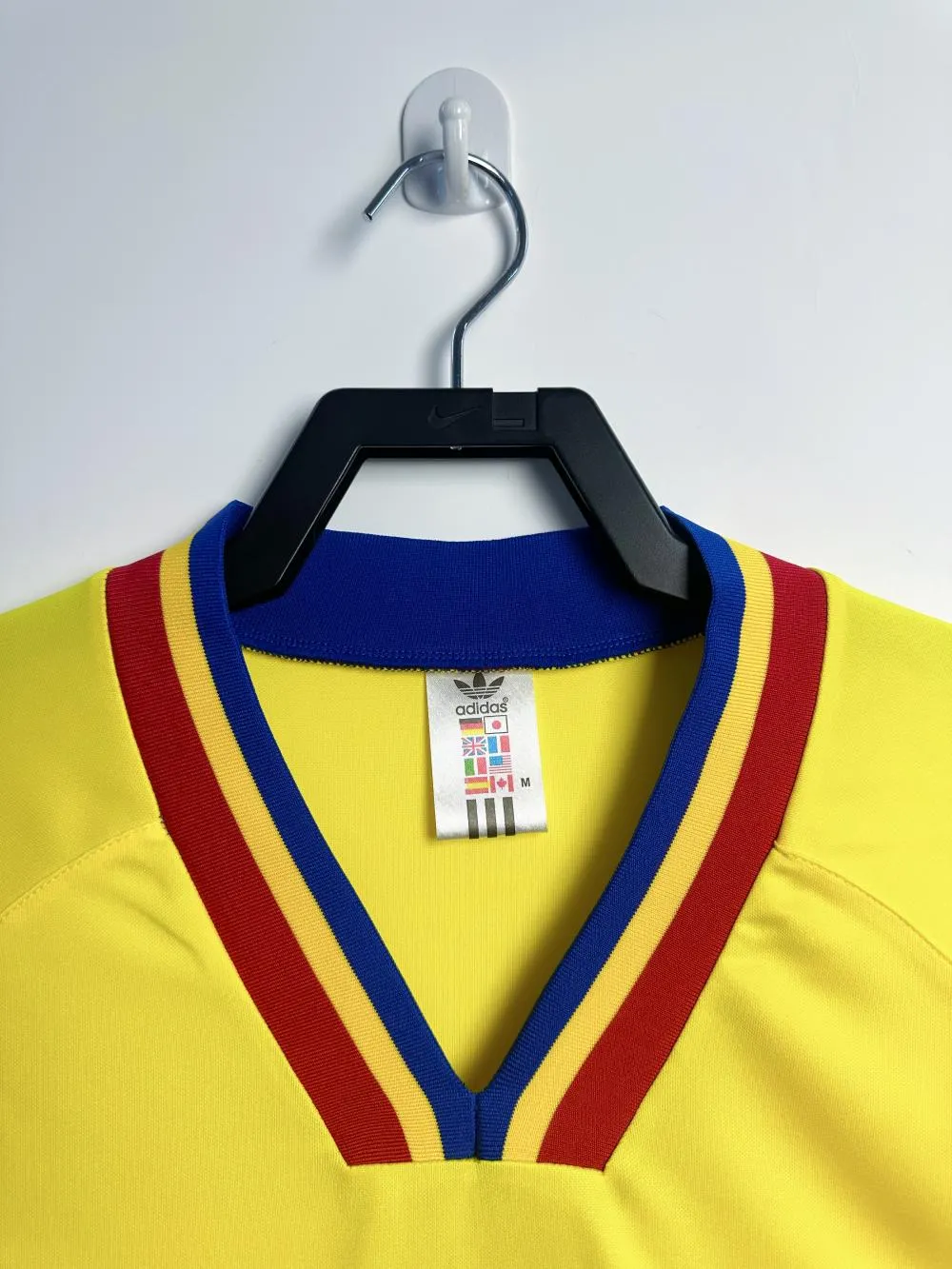 1994 Retro Roemenië Thuis Voetbalshirt 1:1 Thaise kwaliteit - Afbeelding 3