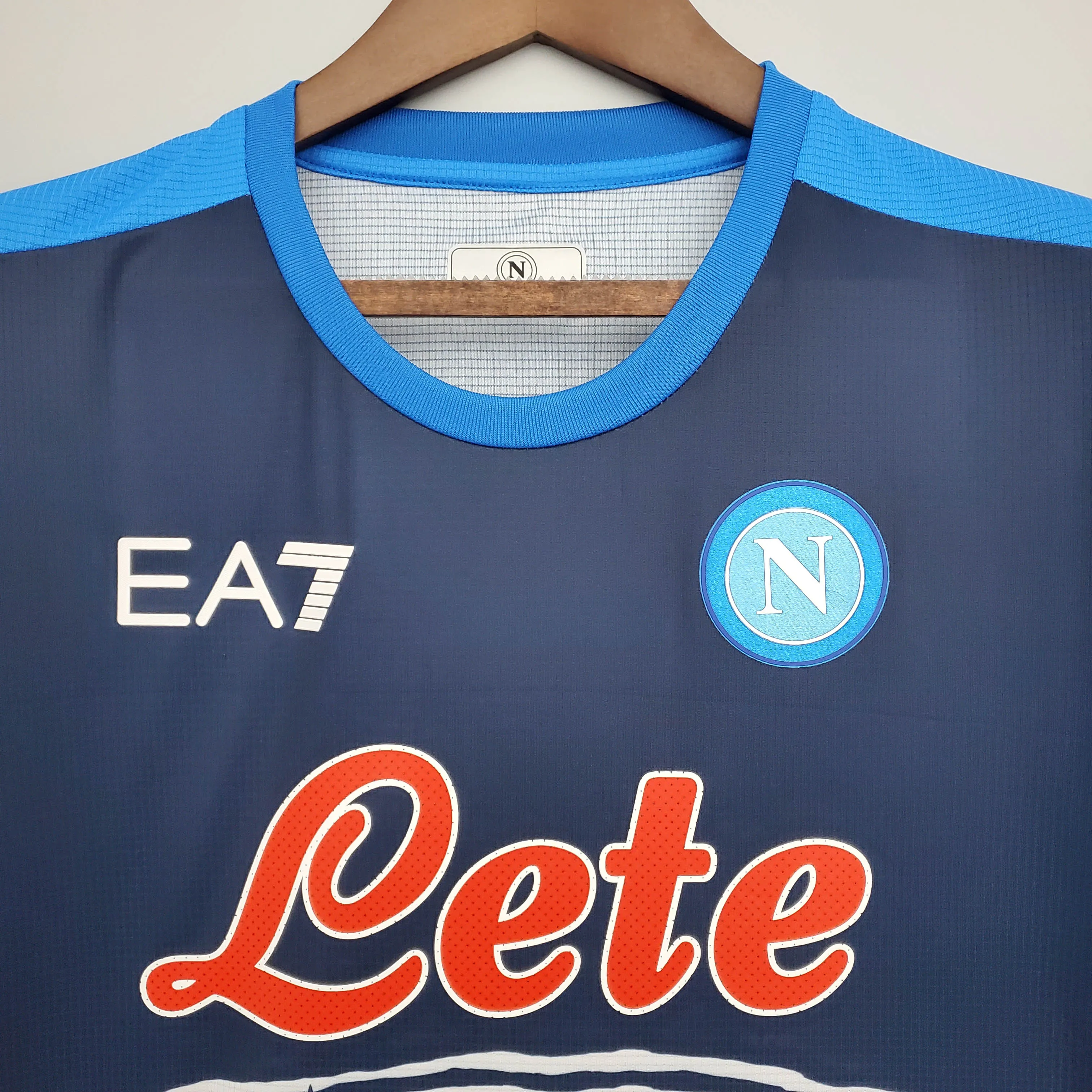 Napoli Soccer Commemorative Edition Blue Jersey 2021/2022 1:1 Thai Quality - Image 3