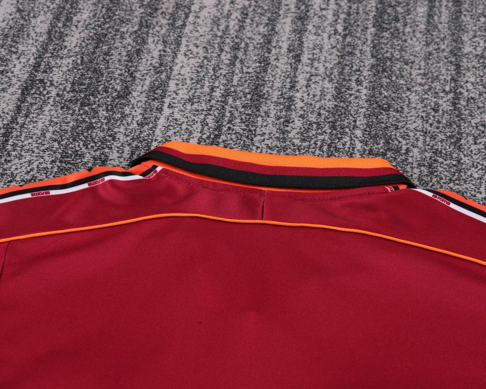 1998-1999 Retro Roma Home Soccer Jersey 1:1 Thai Quality Kids Size - Image 3