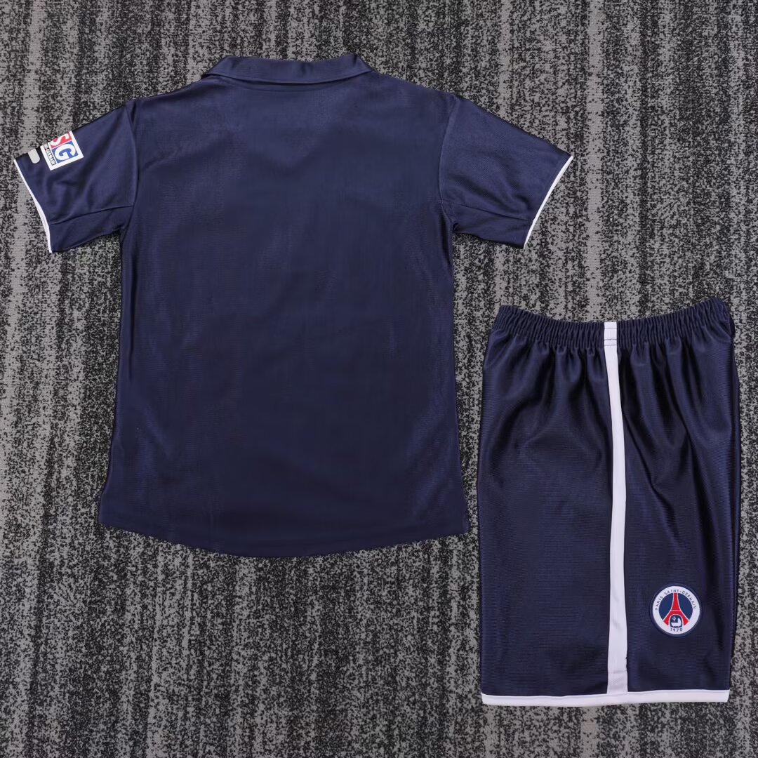 2001/2002 Rétro Psg Paris Saint-Germain Domicile Maillot de football Qualité thaï 1:1 Taille enfant – Image 2