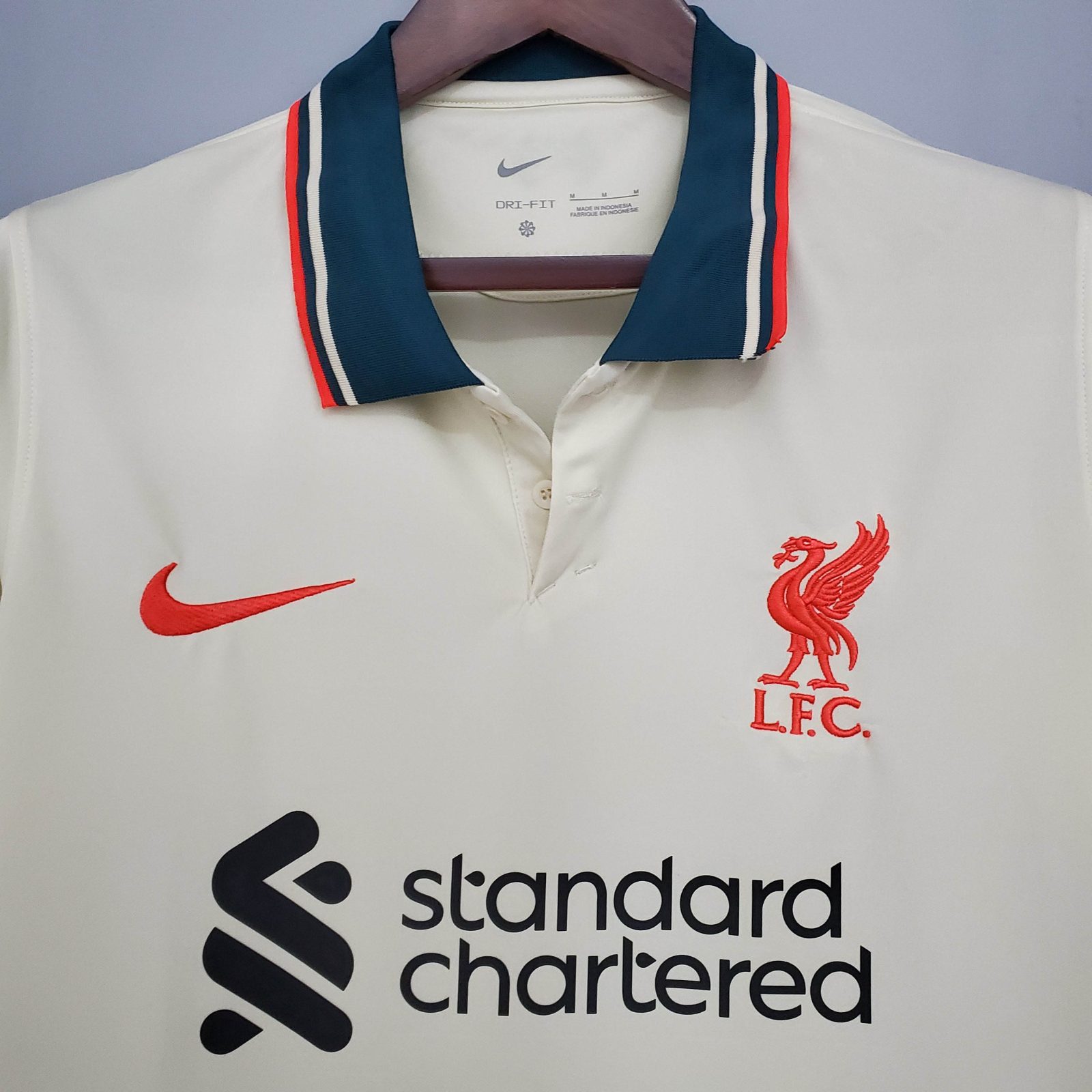 2021 / 2022 Liverpool Футбольная футболка Тайское качество 1:1 Гостевая — изображение 5