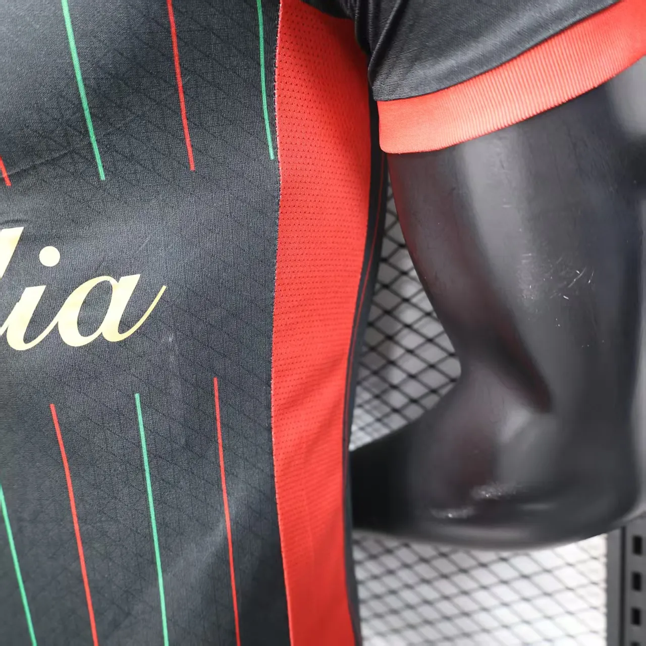 2025/2026 Spielerversion Palestino Sonderedition Schwarz Fußballtrikot 1:1 Thai-Qualität – Bild 8