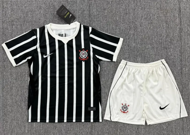 2026/2027 Corinthians Wyjazdowa Koszulka piłkarska Jakość tajska 1:1 Rozmiar dziecięcy