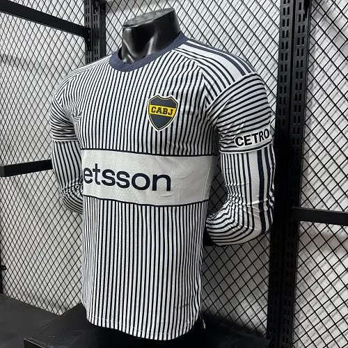 2026/2027 Maniche lunghe Versione giocatore Boca Juniors Trasferta Maglia da calcio Qualità thai 1:1 - immagine 4