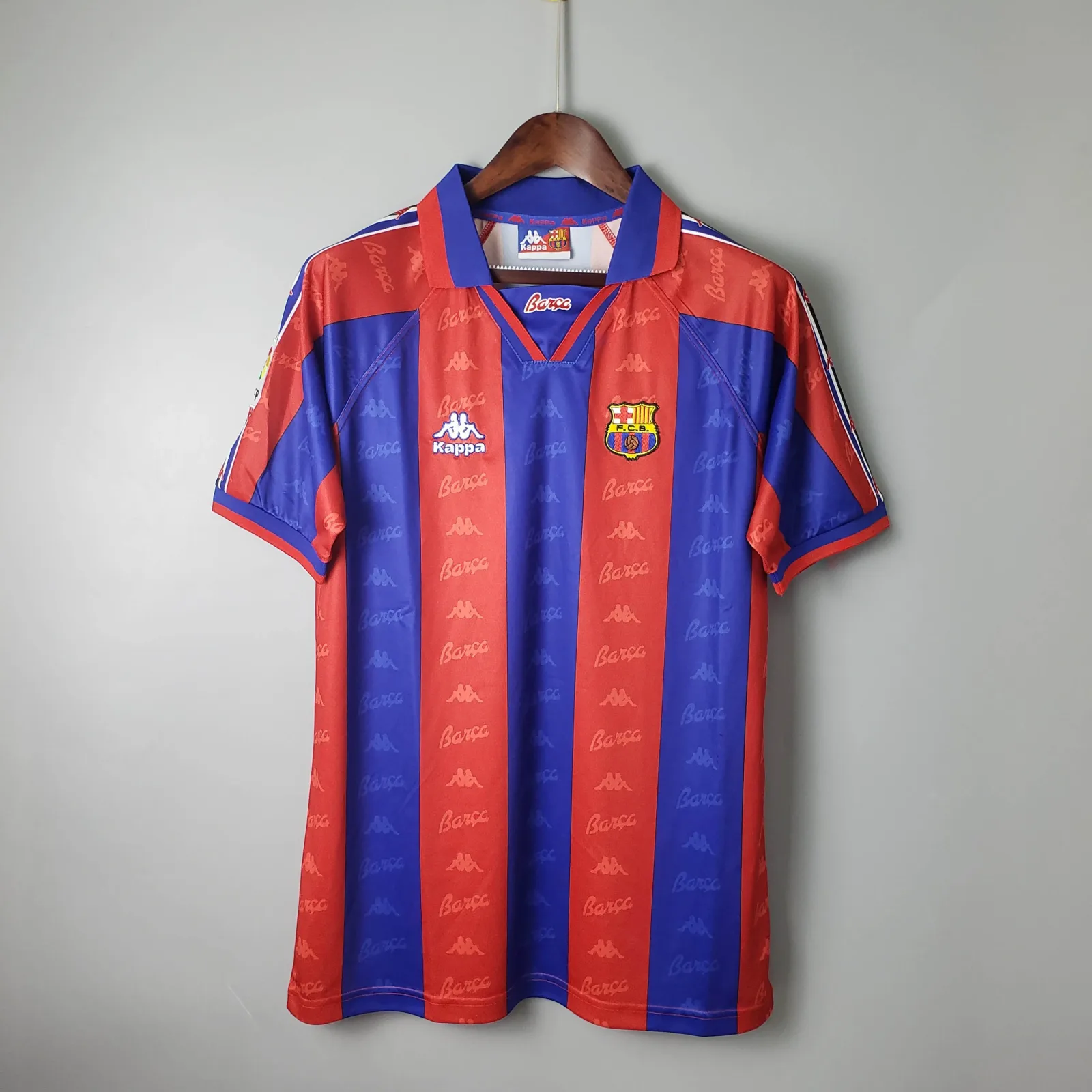Retro Barcelona Fußballtrikot Heim 1996/1997 1:1 Thai-Qualität
