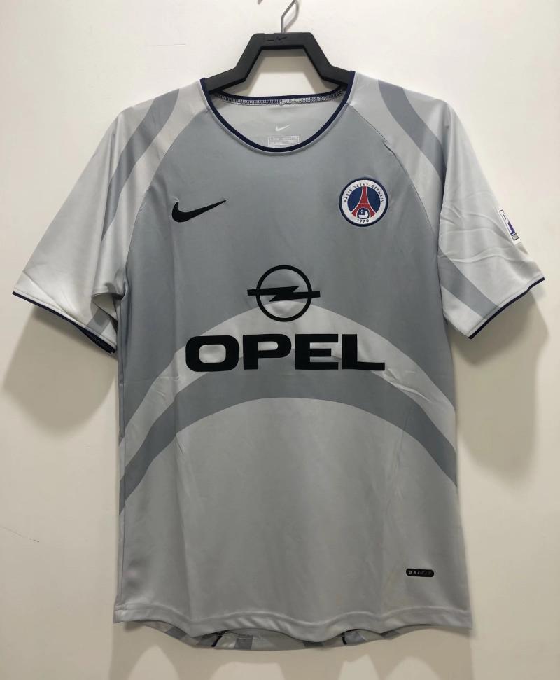 2001/2002 复古 巴黎圣日耳曼 客场 足球球衣 1:1 泰版品质