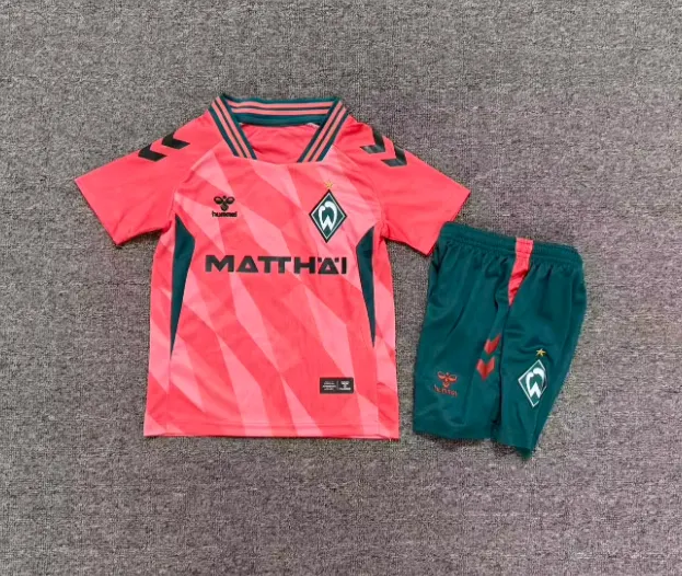 2026/2027 Werder Bremen Terza Trasferta Maglia da calcio Qualità thai 1:1 Taglia bambino
