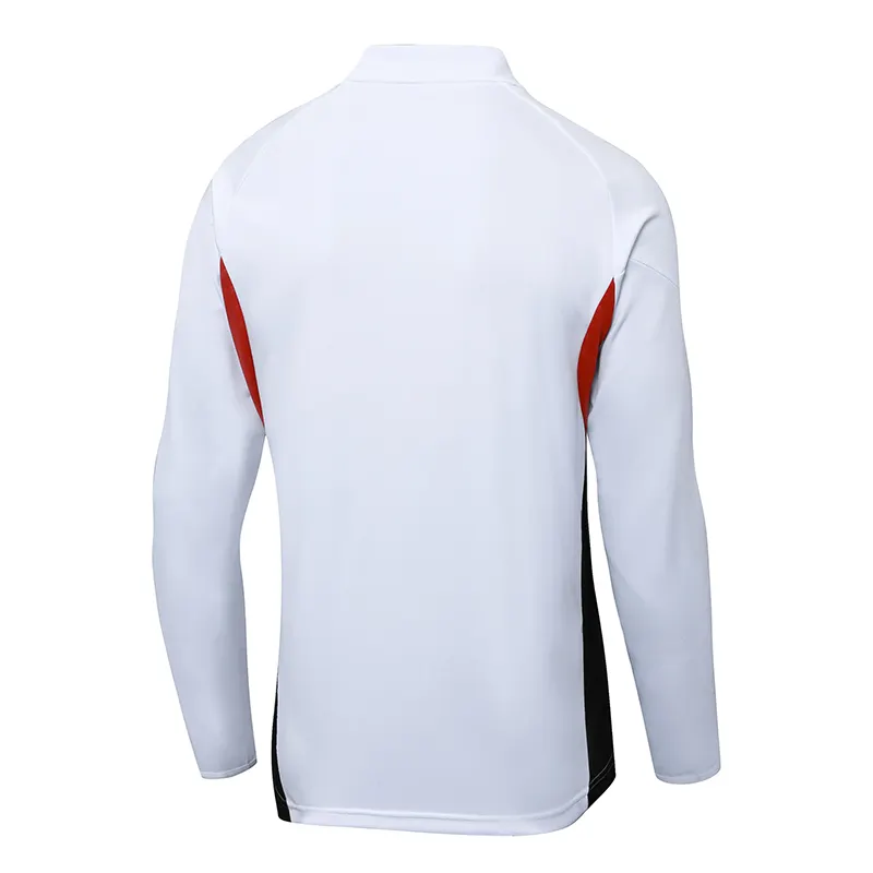 2025/2026 Bayern Munich Tuta mezza zip Bianco Maglia da calcio Qualità thai 1:1 Set - immagine 4