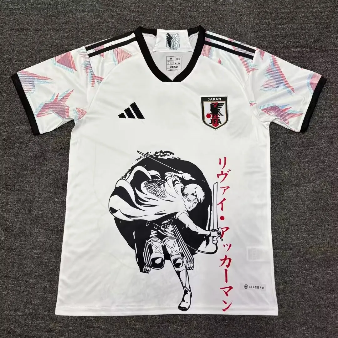 2024/2025 Japan Levi Wit Voetbalshirt 1:1 Thaise kwaliteit