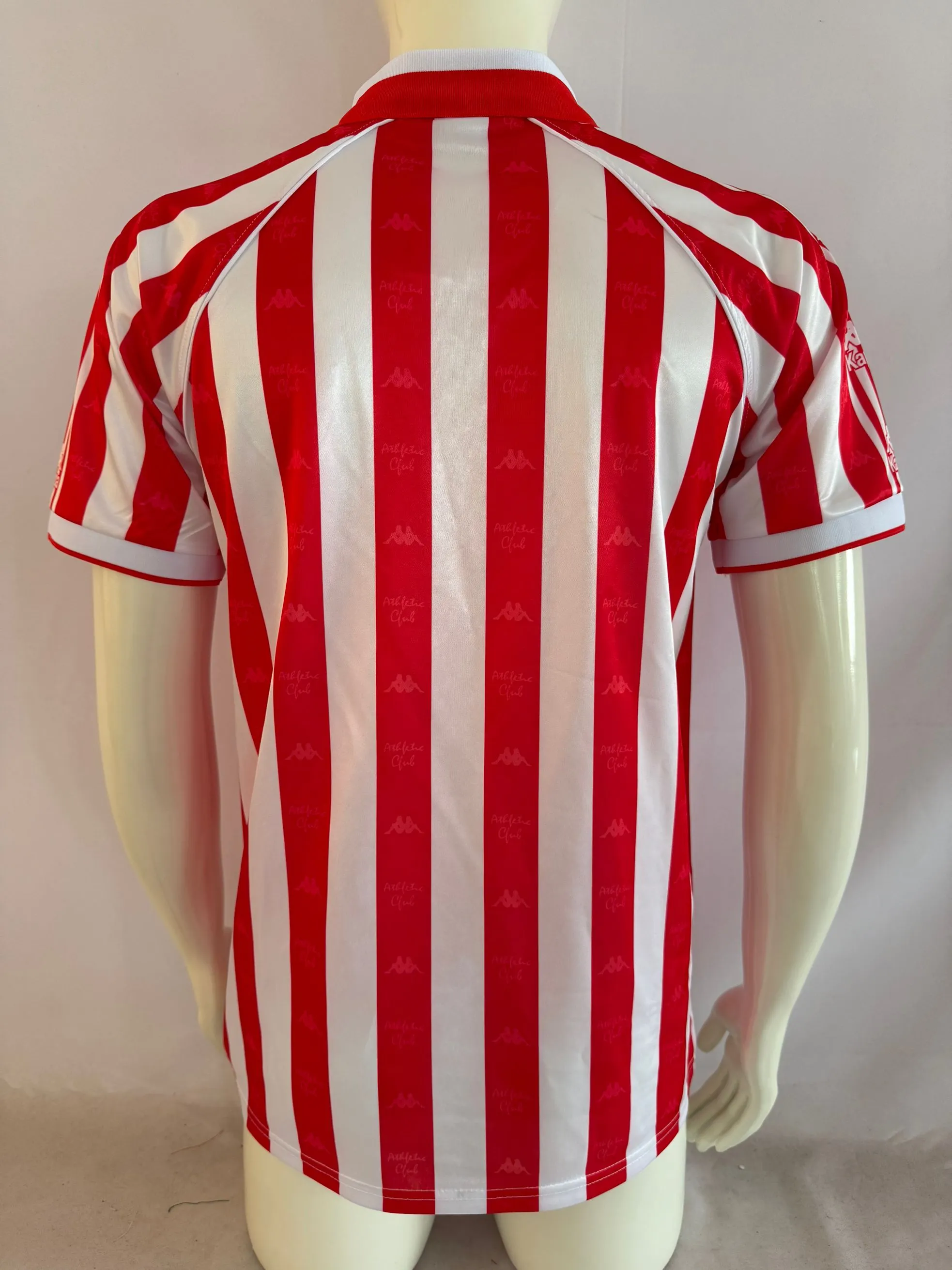1995/1997 Retrô Athletic Bilbao Casa Camisa de futebol Qualidade tailandesa 1:1 - Image 2