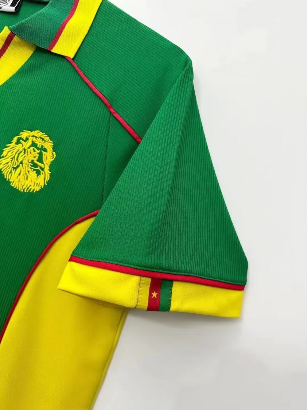 1998-1999 Retro Cameroon Home Football Shirt 1:1 Thai Quality - Image 4