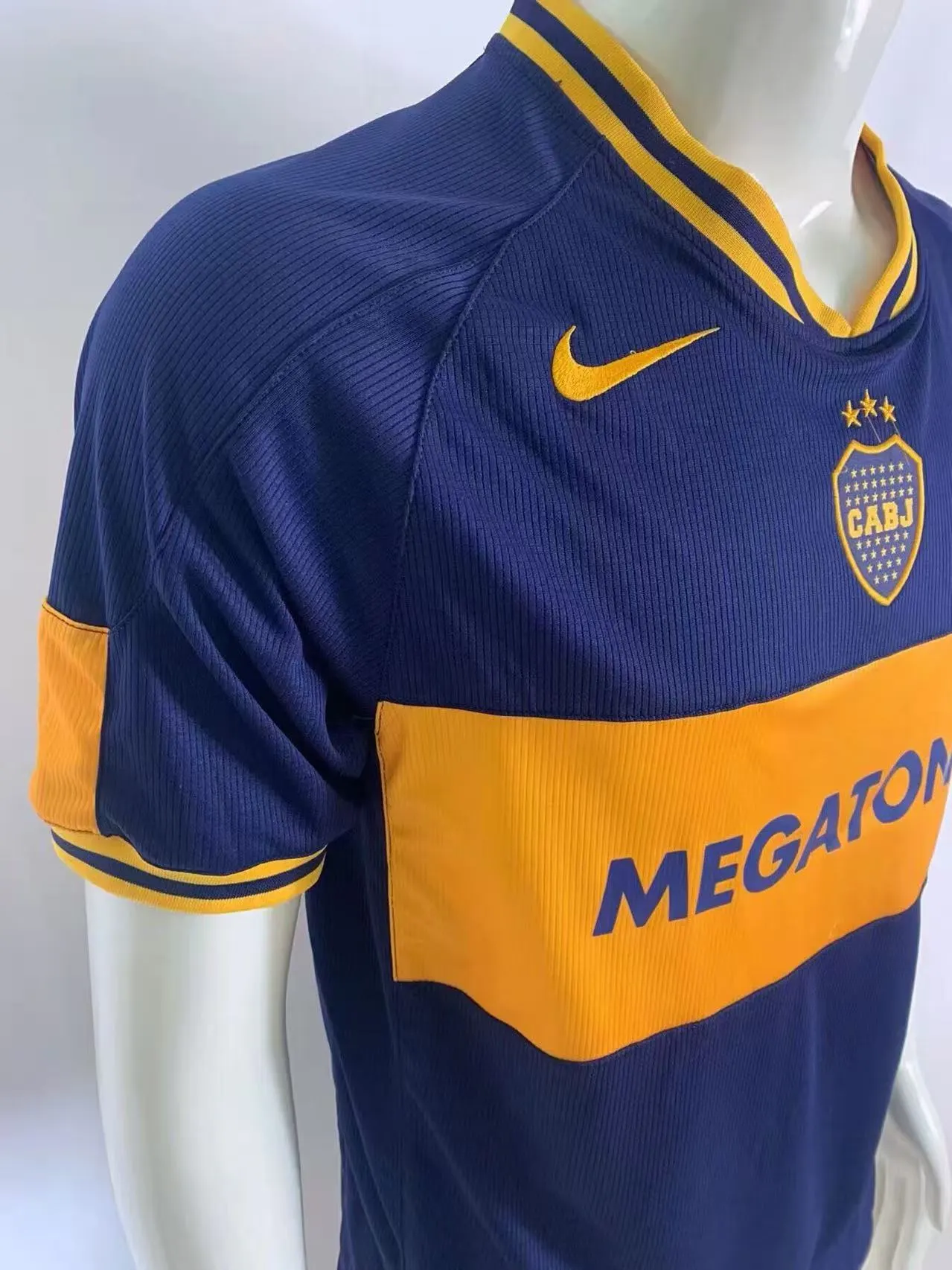 2006/2007 Retro Boca Juniors Thuis Voetbalshirt 1:1 Thaise kwaliteit - Afbeelding 3