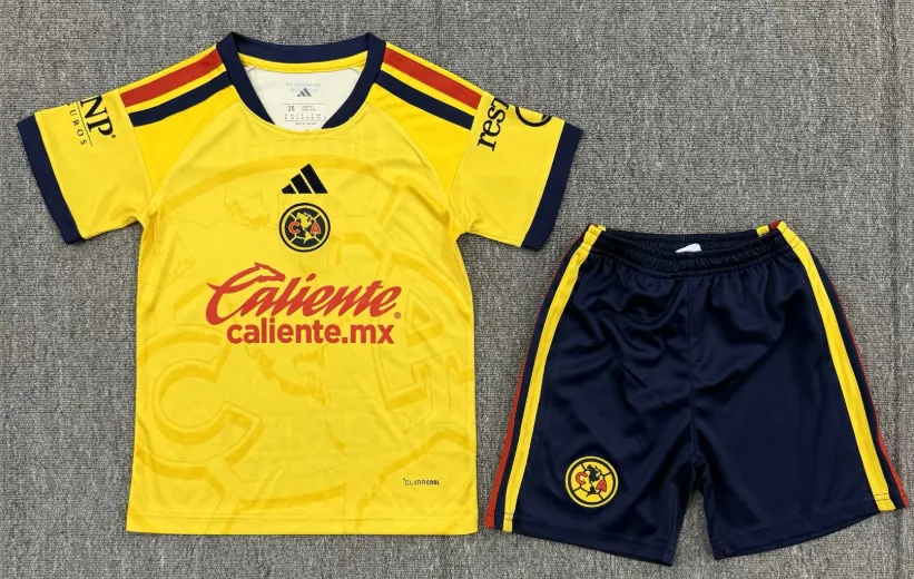 2026/2027 Club América Casa Camisa de futebol Qualidade tailandesa 1:1 Tamanho infantil