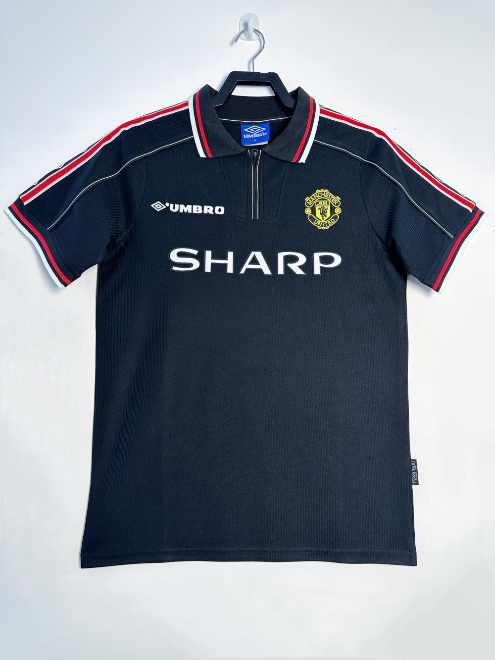 1998/1999 Retro Manchester United Uit Voetbalshirt 1:1 Thaise kwaliteit