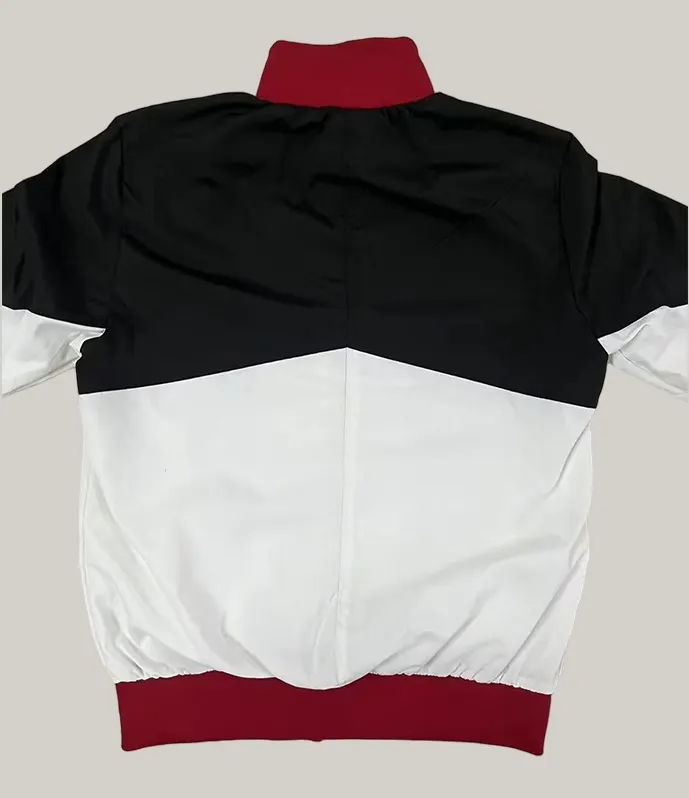 2025 Barcelona Windbreaker Black-White Jersey 1:1 Thai Quality - Image 3