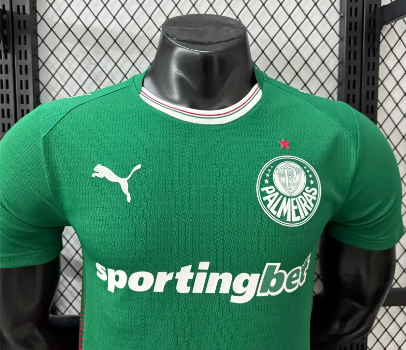 2026/2027 Versão jogador Palmeiras Casa Camisa de futebol Qualidade tailandesa 1:1 - Image 5