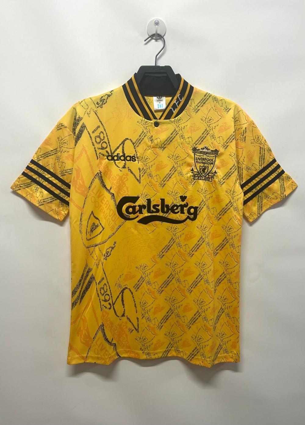 1994/1996 Retro Liverpool FC Tercera Visitante Camiseta de fútbol Calidad tailandesa 1:1
