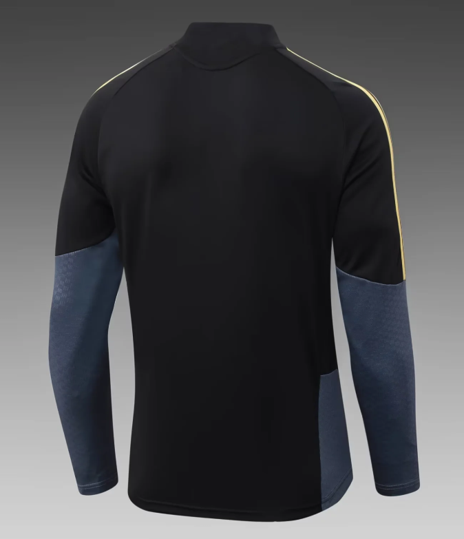 2026/2027 Juventus Survêtement demi-zip Noir Maillot de football Qualité thaï 1:1 – Image 5