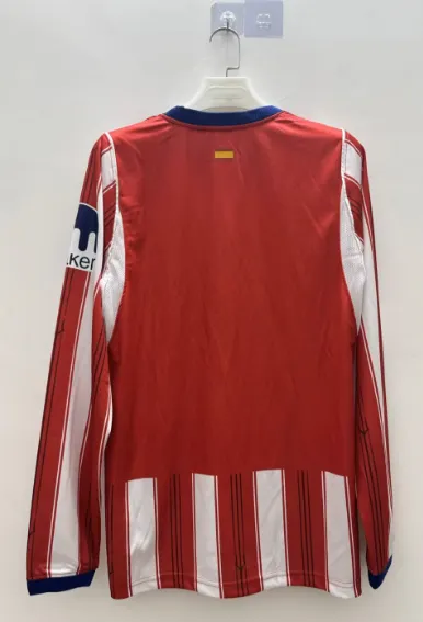 2026/2027 Long Sleeve Atletico Madrid Home Football Jersey 1:1 Thai Quality - Image 2