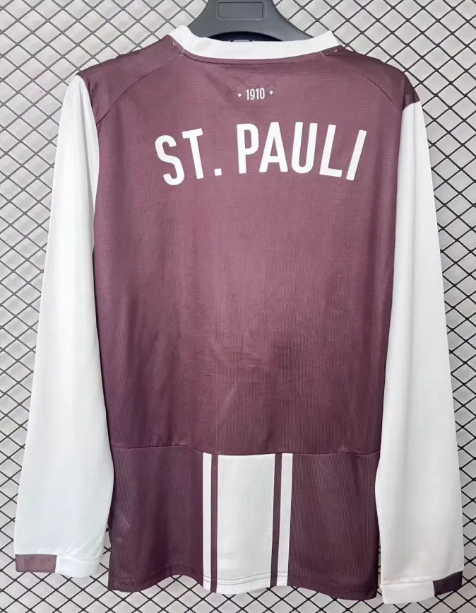 2026/2027 Manica lunga St Pauli Tuta da allenamento Maglia da calcio Qualità thai 1:1 - immagine 2