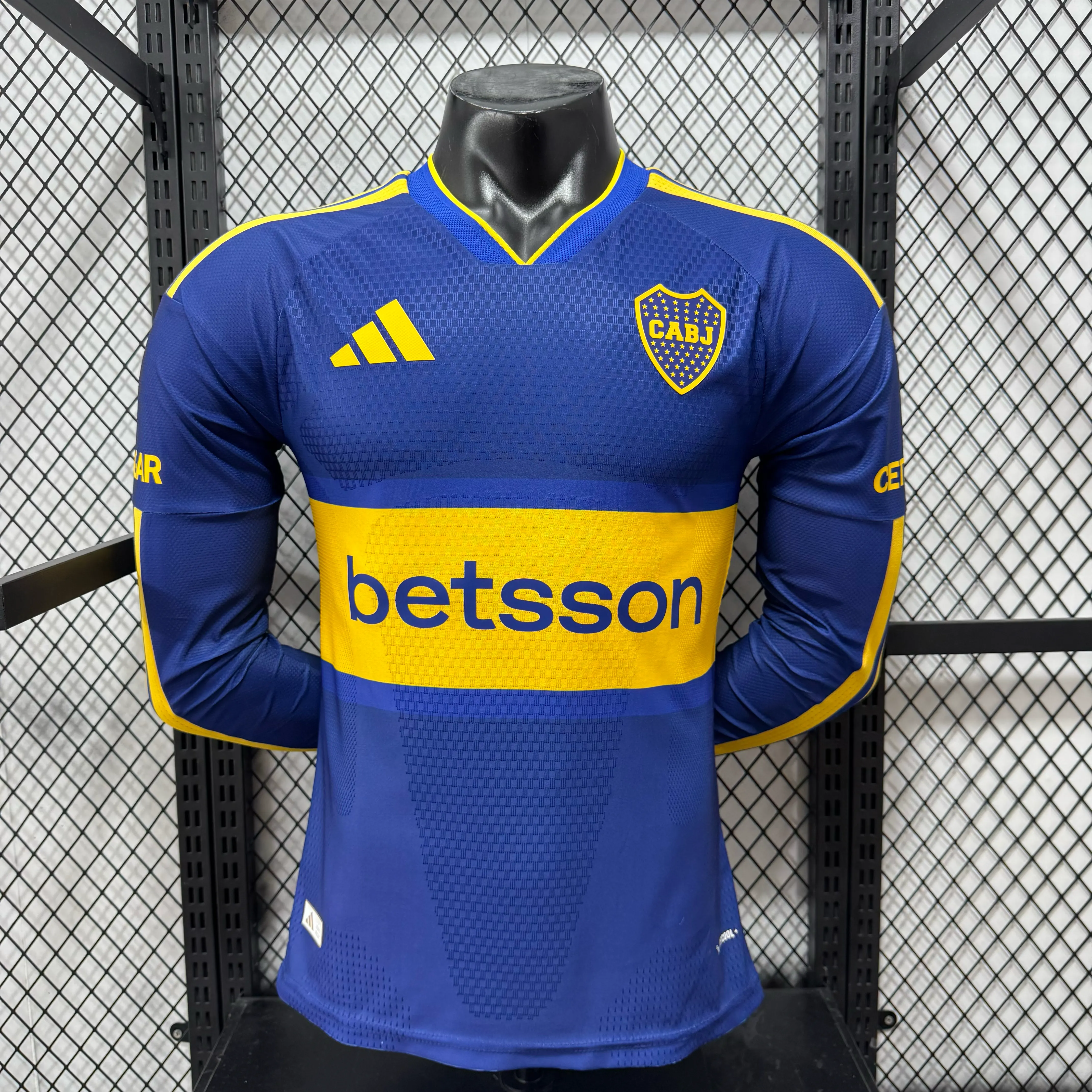 2026-2027 Uzun kol Boca Juniors İç saha Oyuncu versiyonu Futbol forması 1:1 Tayland kalitesi